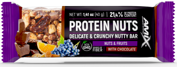 Barre protéinée aux noix Amix Protein Nuts 40g