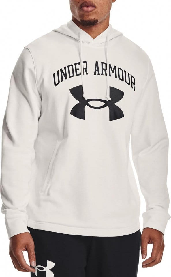Sweatshirt à capuche Under Armour UA RIVAL TERRY BIG LOGO HD-WHT