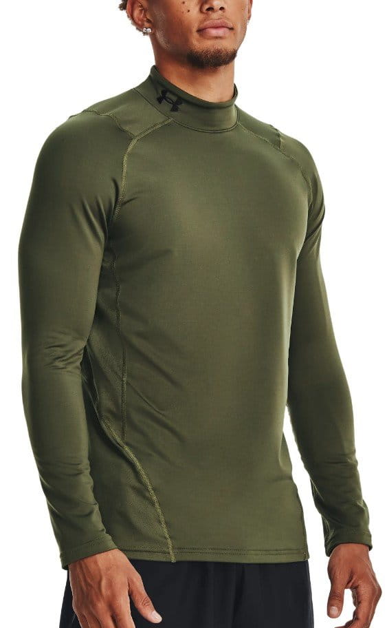 Tee-shirt à manches longues Under UA CG Armour Fitted Mock-GRN