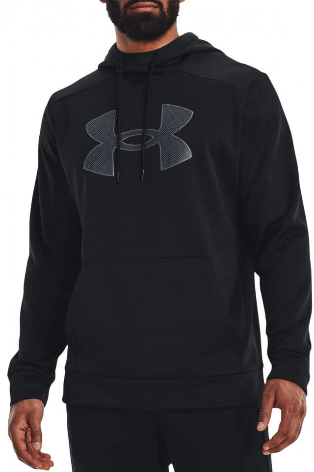 Sweatshirt à capuche Under UA Armour Fleece Big Logo HD-BLK