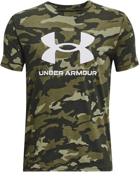 Tee-shirt Under Armour UA SPORSTYLE LOGO AOP SS-GRN