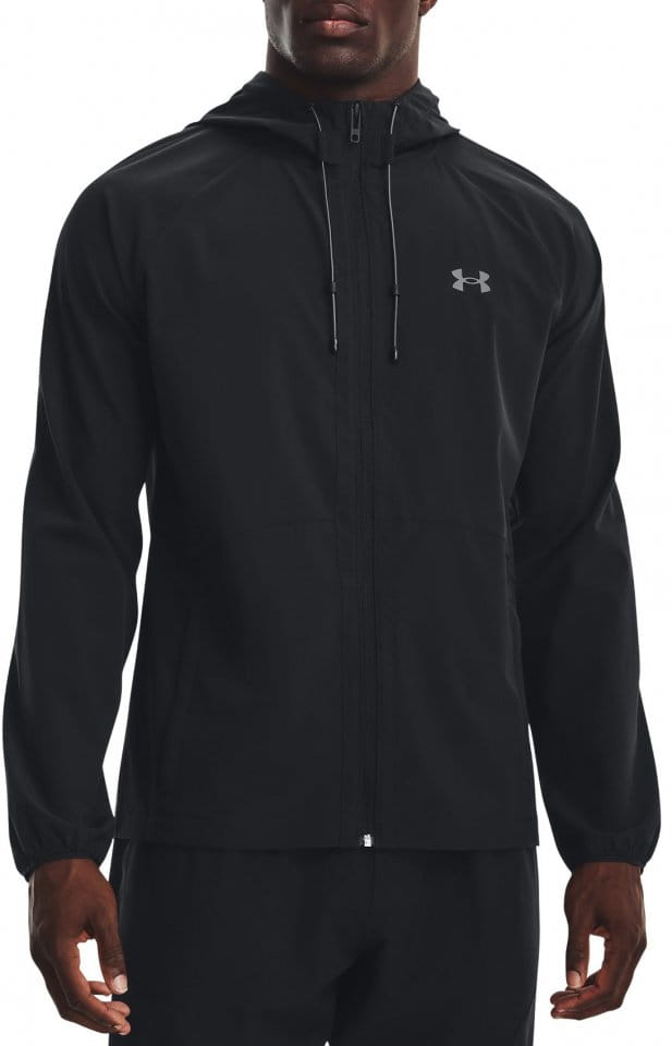 Tee-shirt à manches longues Under Armour UA Stretch Woven Windbreaker-BLK