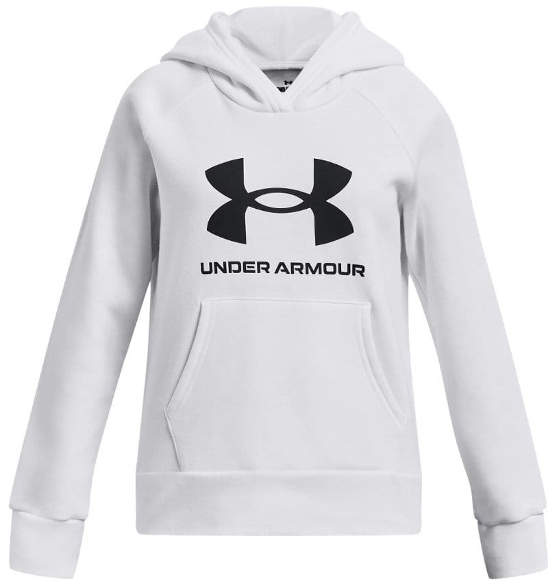 Sweatshirt à capuche Under Armour UA Rival Fleece BL Hoodie-WHT