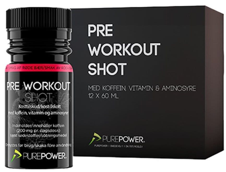 Boisson Pure Power Pre Workout Shot 60 ml