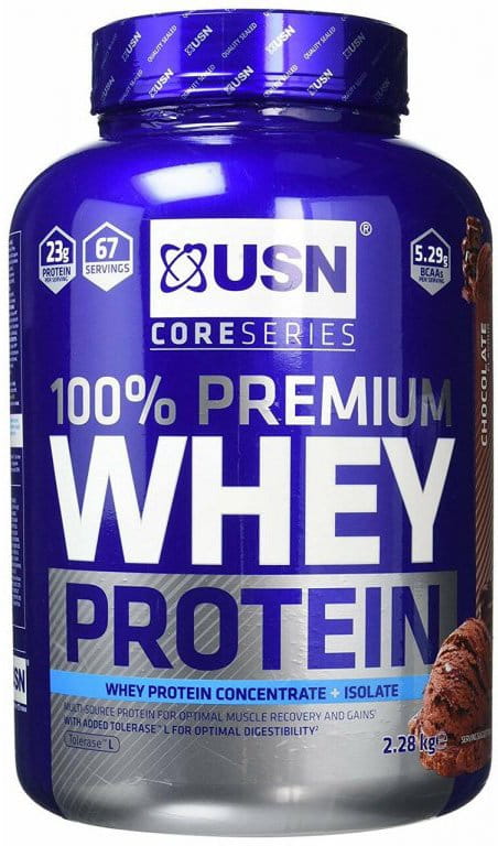 Poudres de protéines USN 100% Whey Protein Premium čokoláda 2.28kg